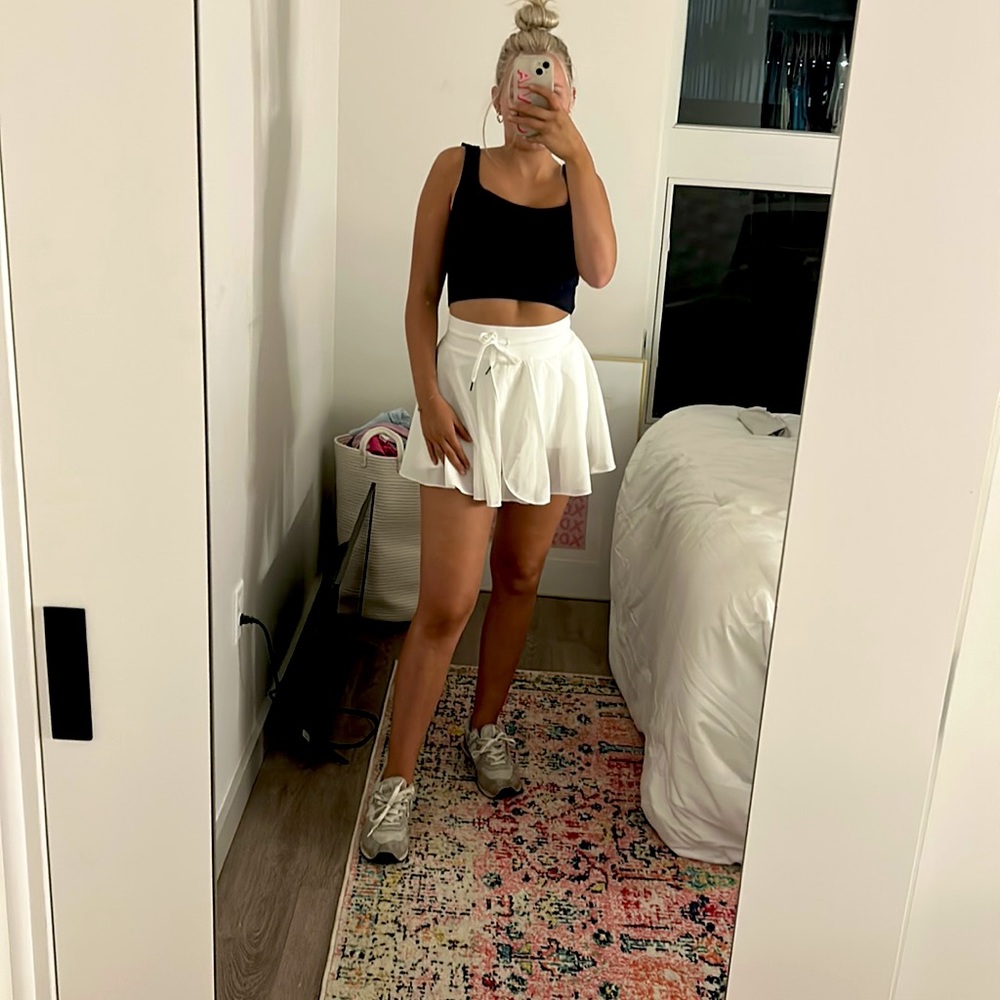 Halara Mesh High Waisted Draw String skirt!